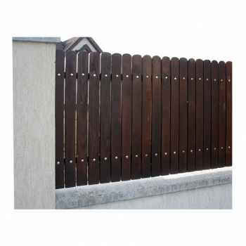 Solid-wood-fence
